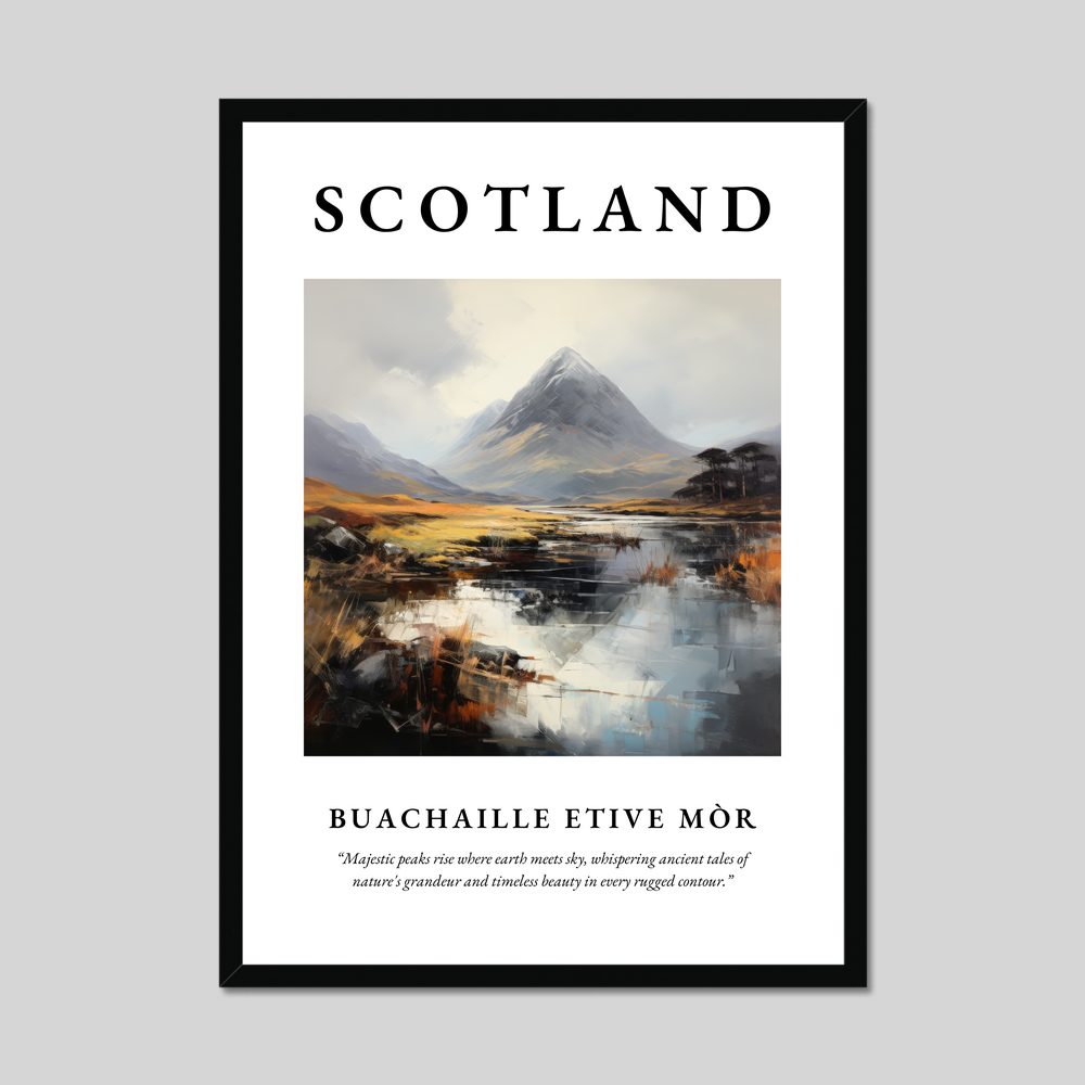 Poster of Buachaille Etive Mòr, Scotland.