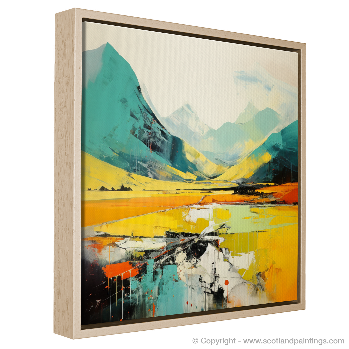 Abstract Highland Majesty: Glen Coe Reimagined