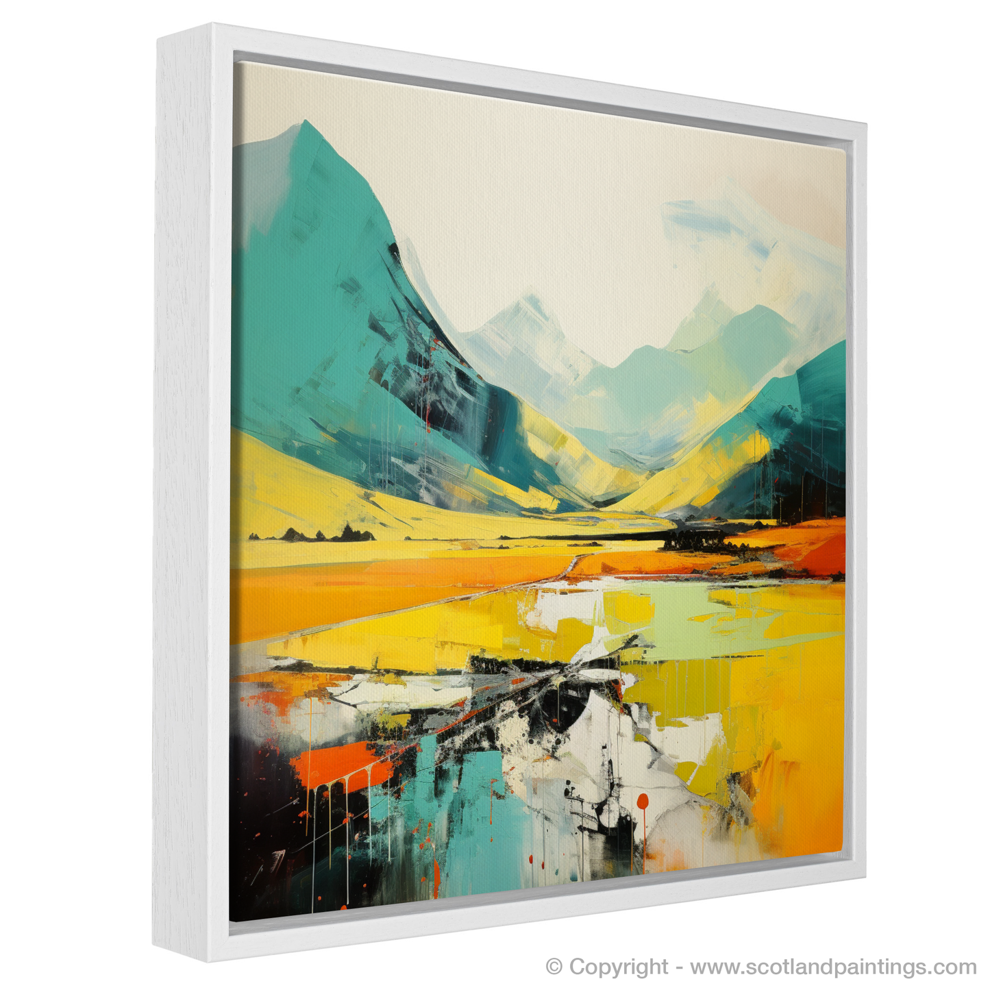 Abstract Highland Majesty: Glen Coe Reimagined