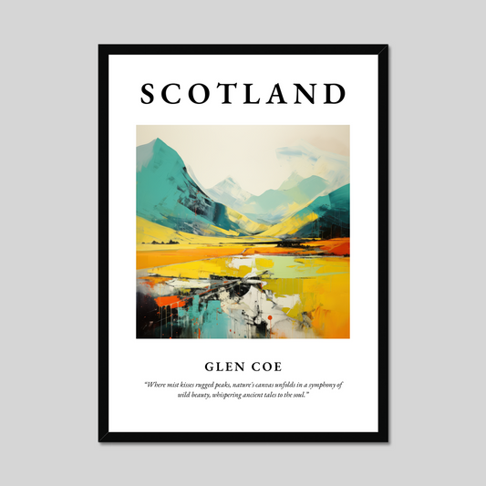 Poster of Glen Coe, Scotland.