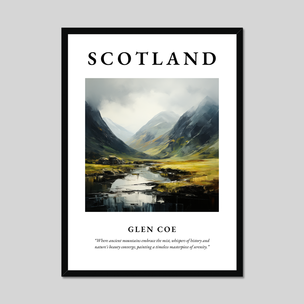 Poster of Glen Coe, Scotland.