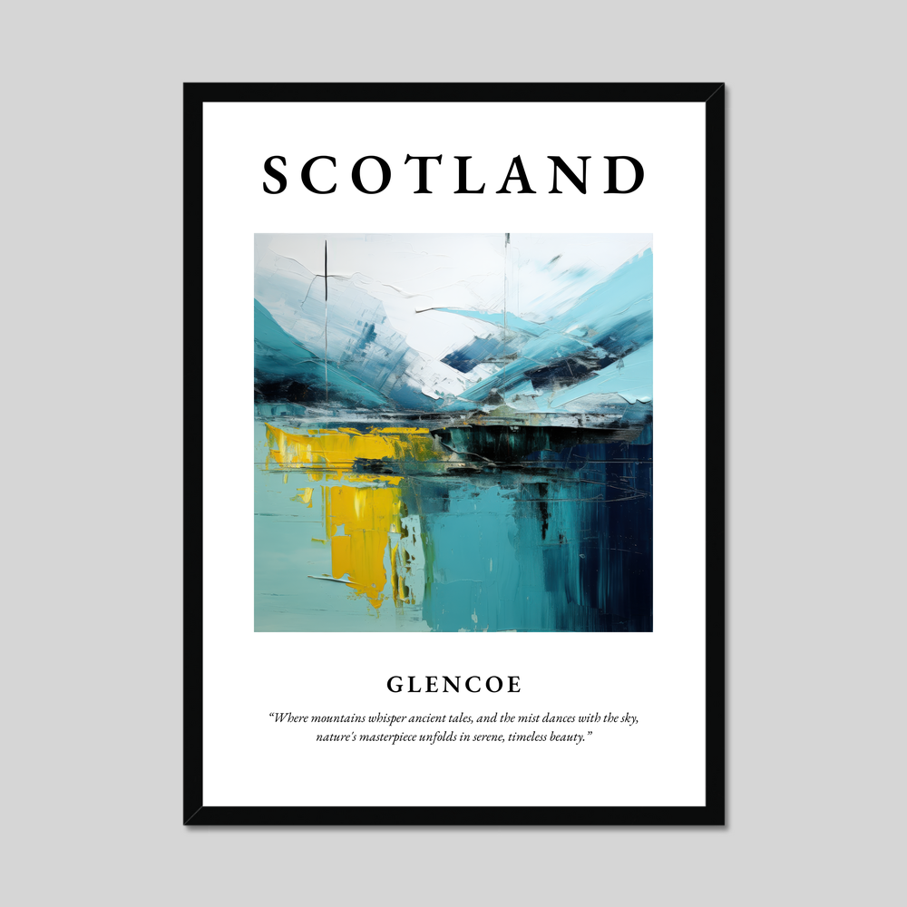 Poster of Glencoe, Scotland.