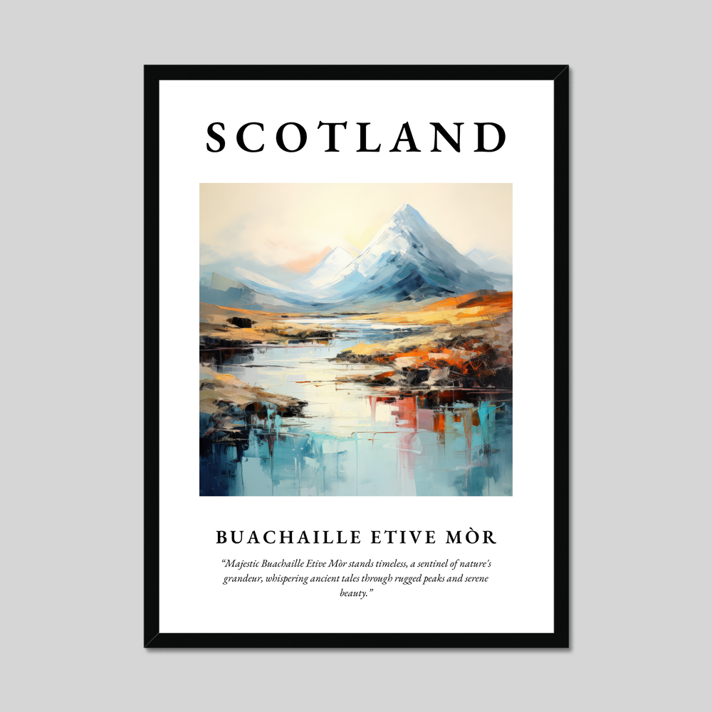 Poster of Buachaille Etive Mòr, Scotland.