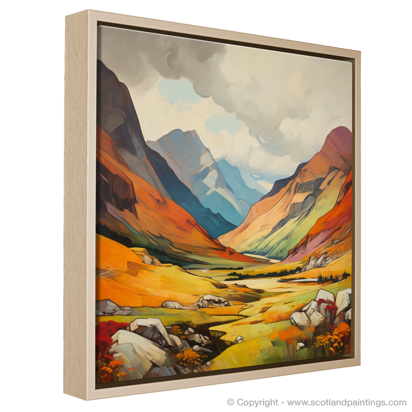 Highland Majesty: An Expressionist Ode to Glen Shiel