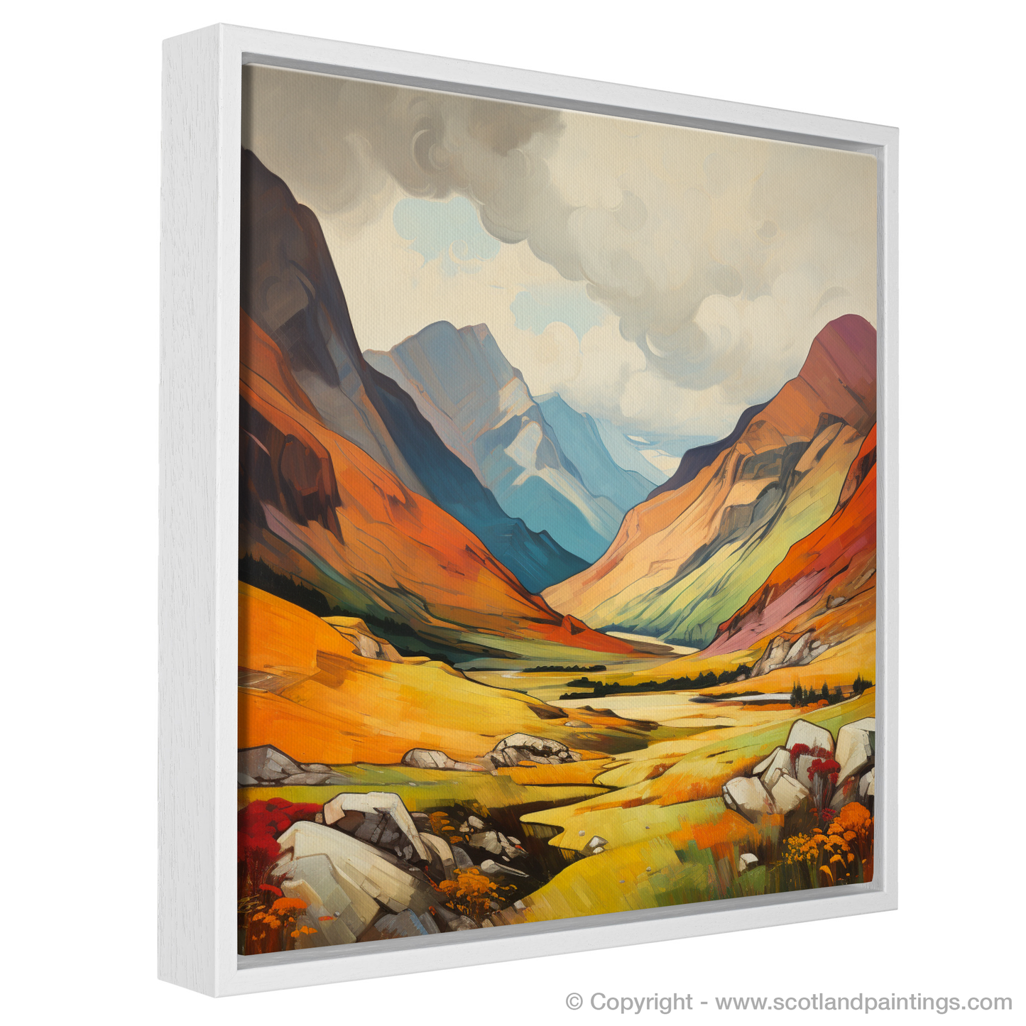 Highland Majesty: An Expressionist Ode to Glen Shiel