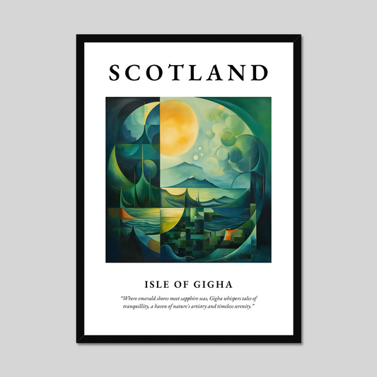 Poster of Isle of Gigha, Scotland.