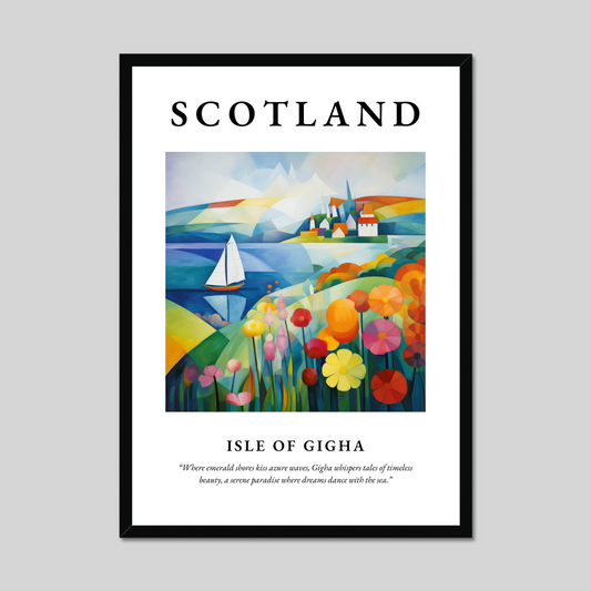 Poster of Isle of Gigha, Scotland.