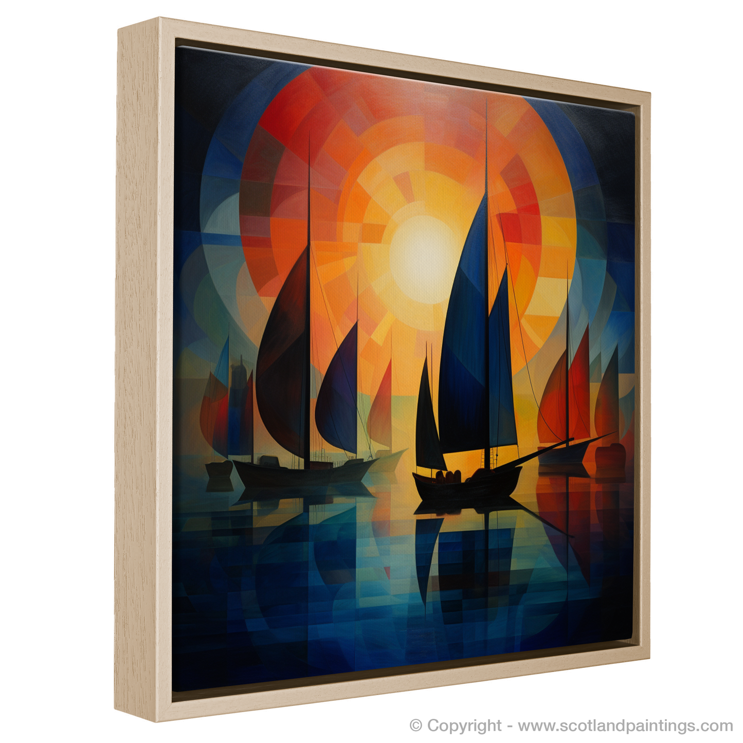 Isleornsay Harbour at Sunset: An Expressionist Ode to Scottish Seascapes