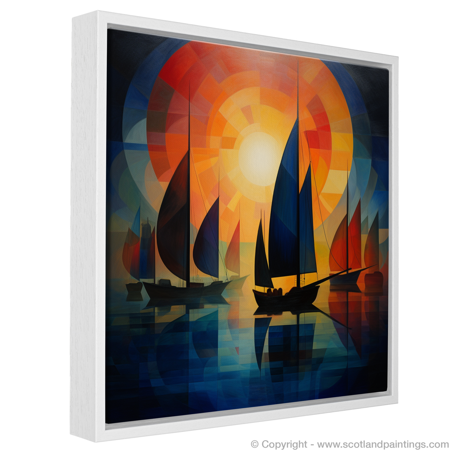 Isleornsay Harbour at Sunset: An Expressionist Ode to Scottish Seascapes