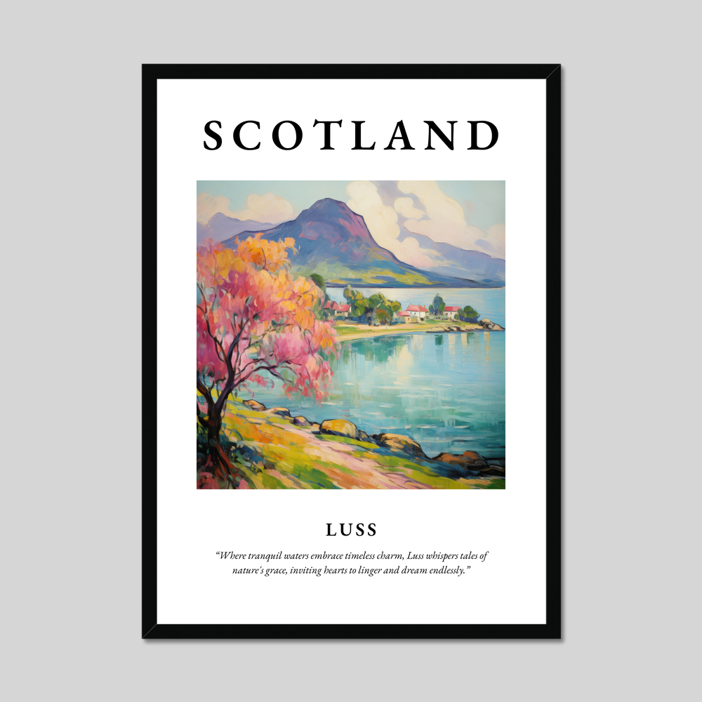 Poster of Luss, Scotland.