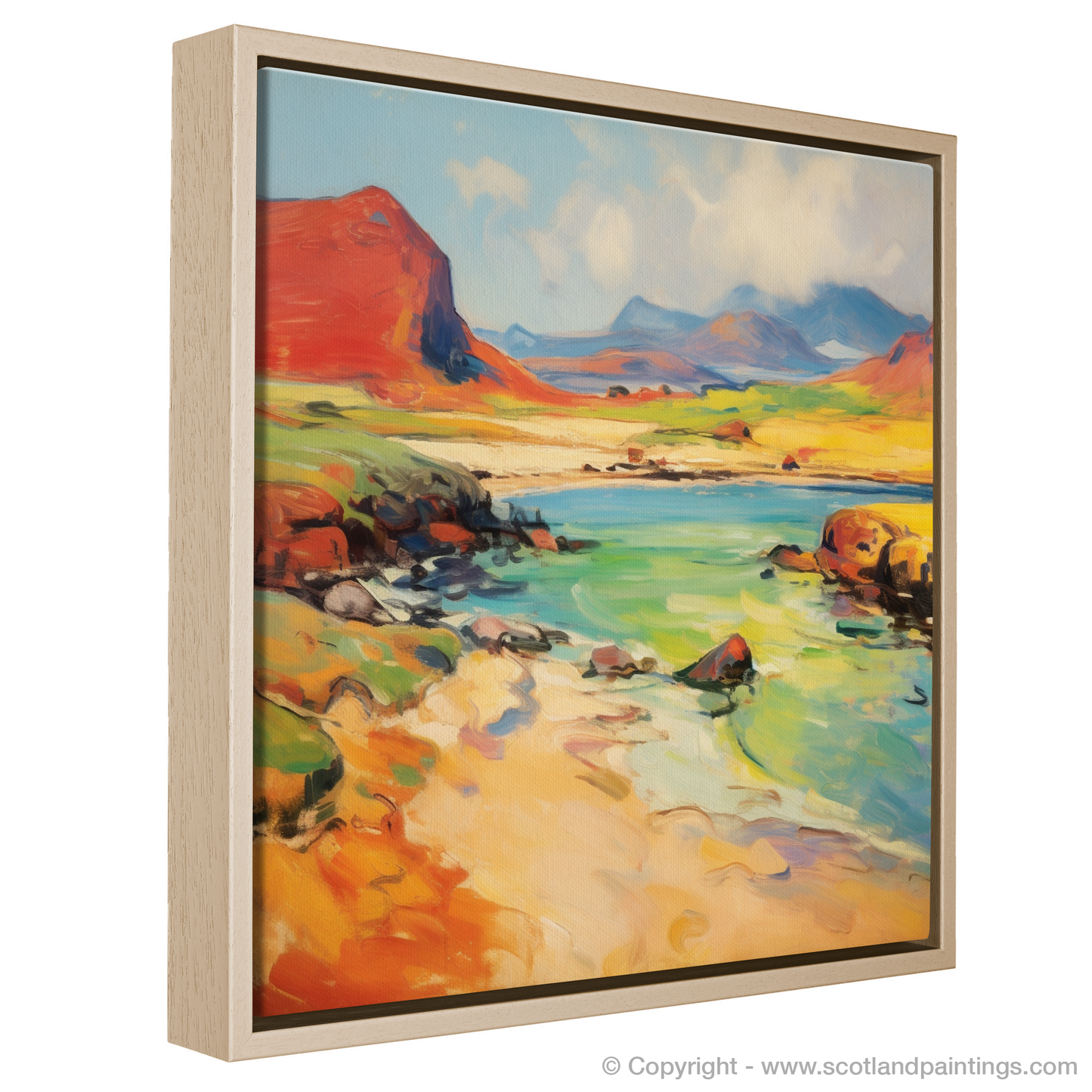 Mellon Udrigle Beach at Golden Hour: Embracing the Fauvist Spirit