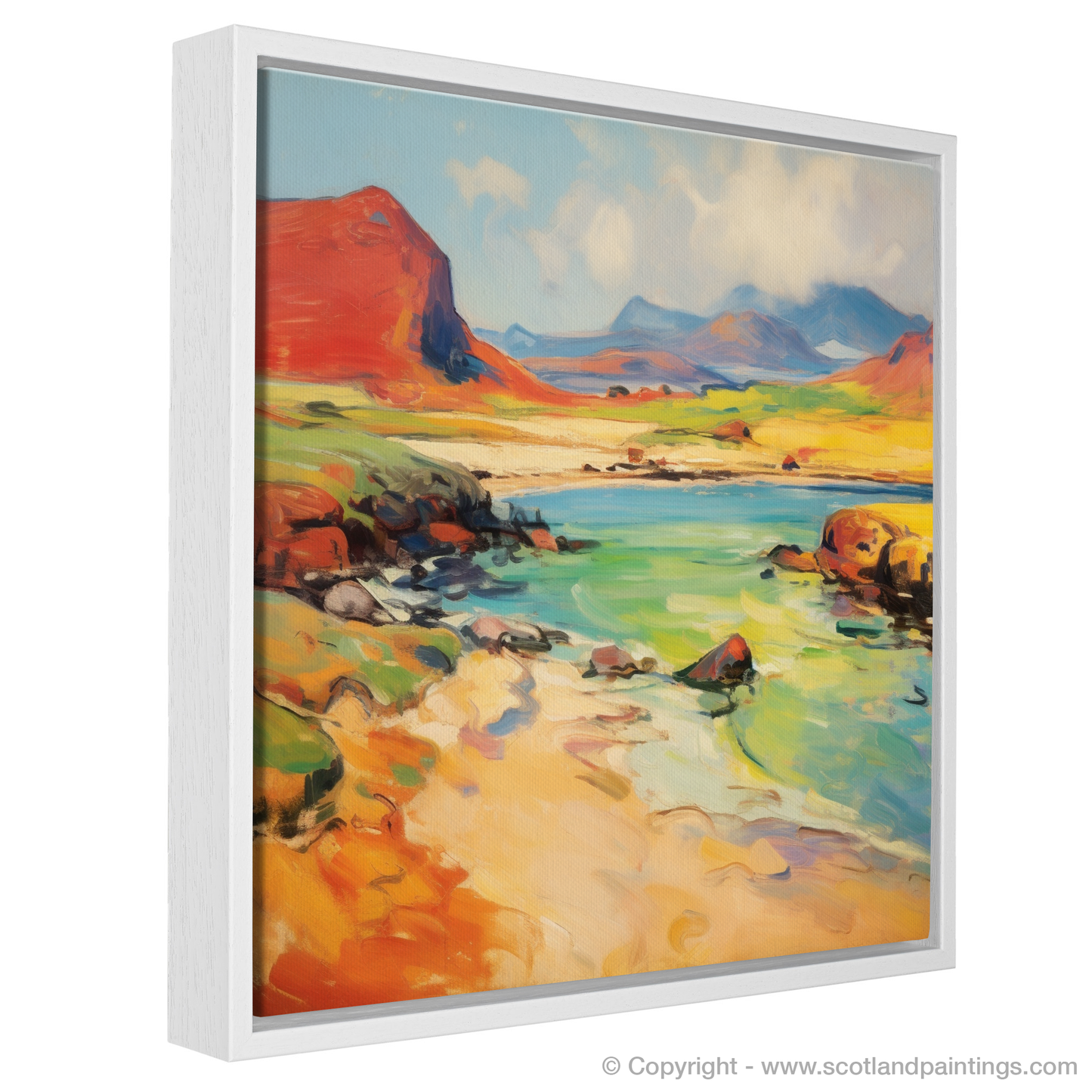 Mellon Udrigle Beach at Golden Hour: Embracing the Fauvist Spirit