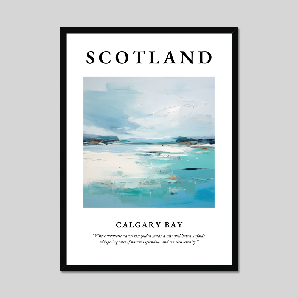 Poster of Calgary Bay, Scotland.