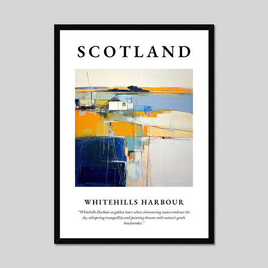 Poster of Whitehills Harbour, Scotland.