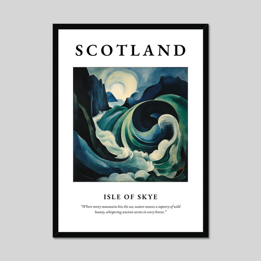 Poster of Isle of Skye, Scotland.