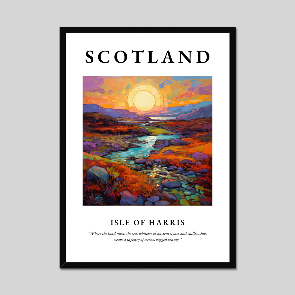 Poster of Isle of Harris, Scotland.