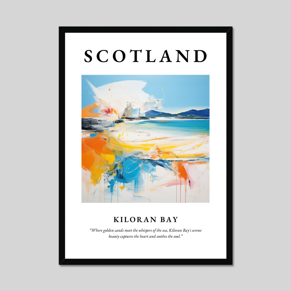 Poster of Kiloran Bay, Scotland.