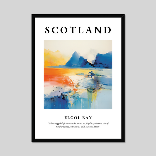 Poster of Elgol Bay, Scotland.