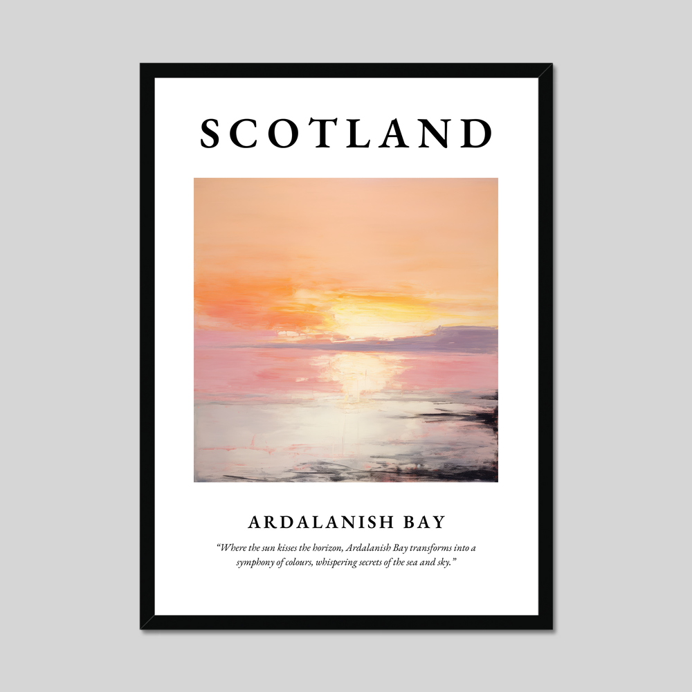 Poster of Ardalanish Bay, Scotland.