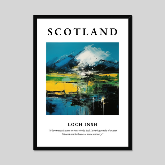 Poster of Loch Insh, Scotland.