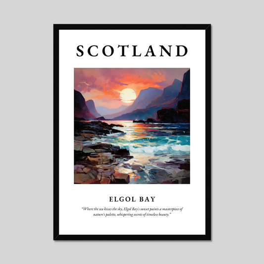 Poster of Elgol Bay, Scotland.