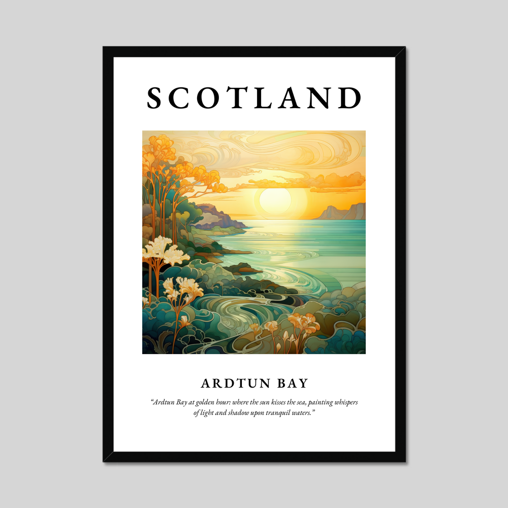 Poster of Ardtun Bay, Scotland.