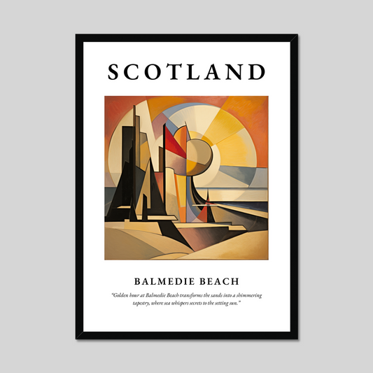 Poster of Balmedie Beach, Scotland.