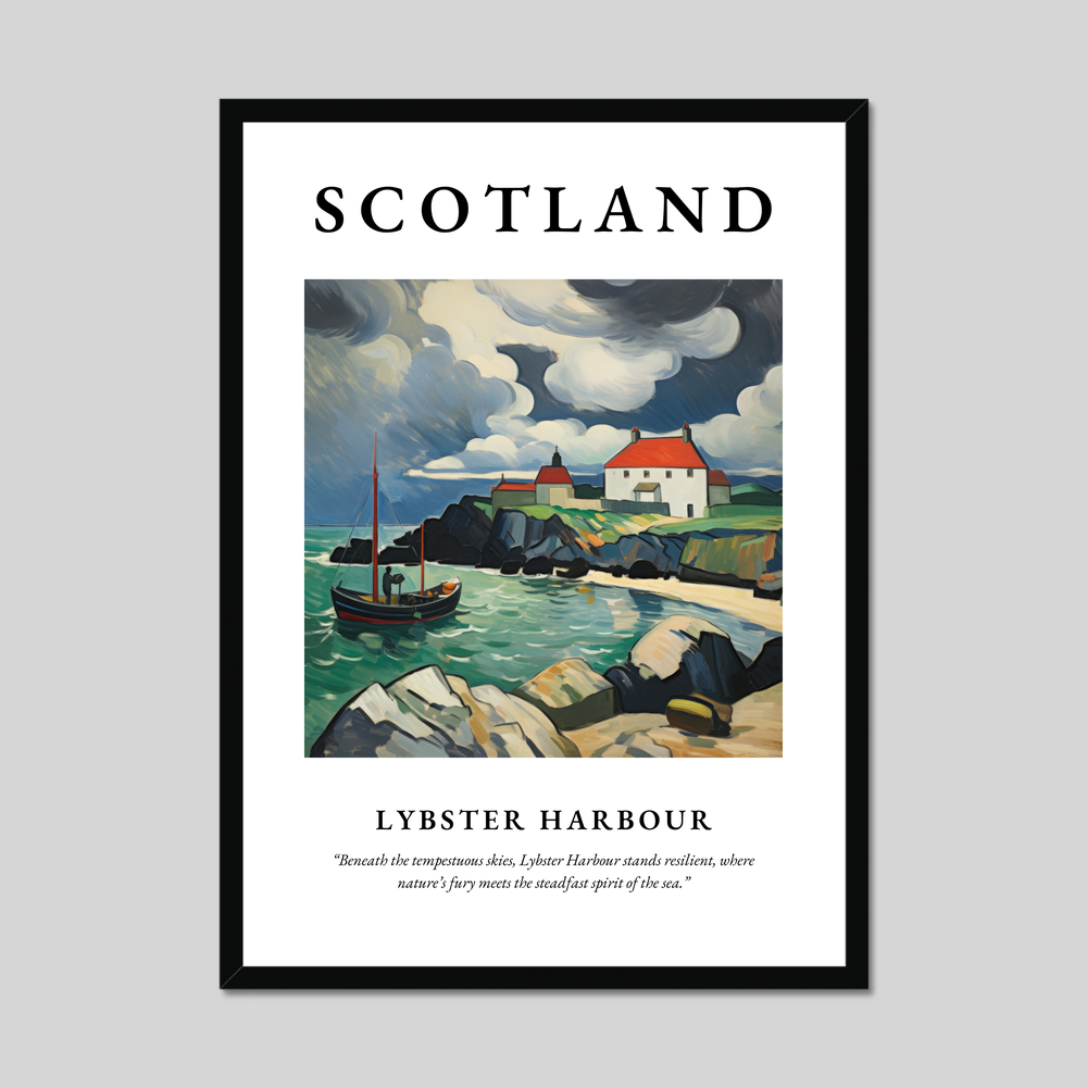 Poster of Lybster Harbour, Scotland.