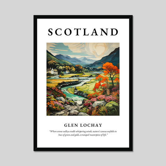 Poster of Glen Lochay, Scotland.