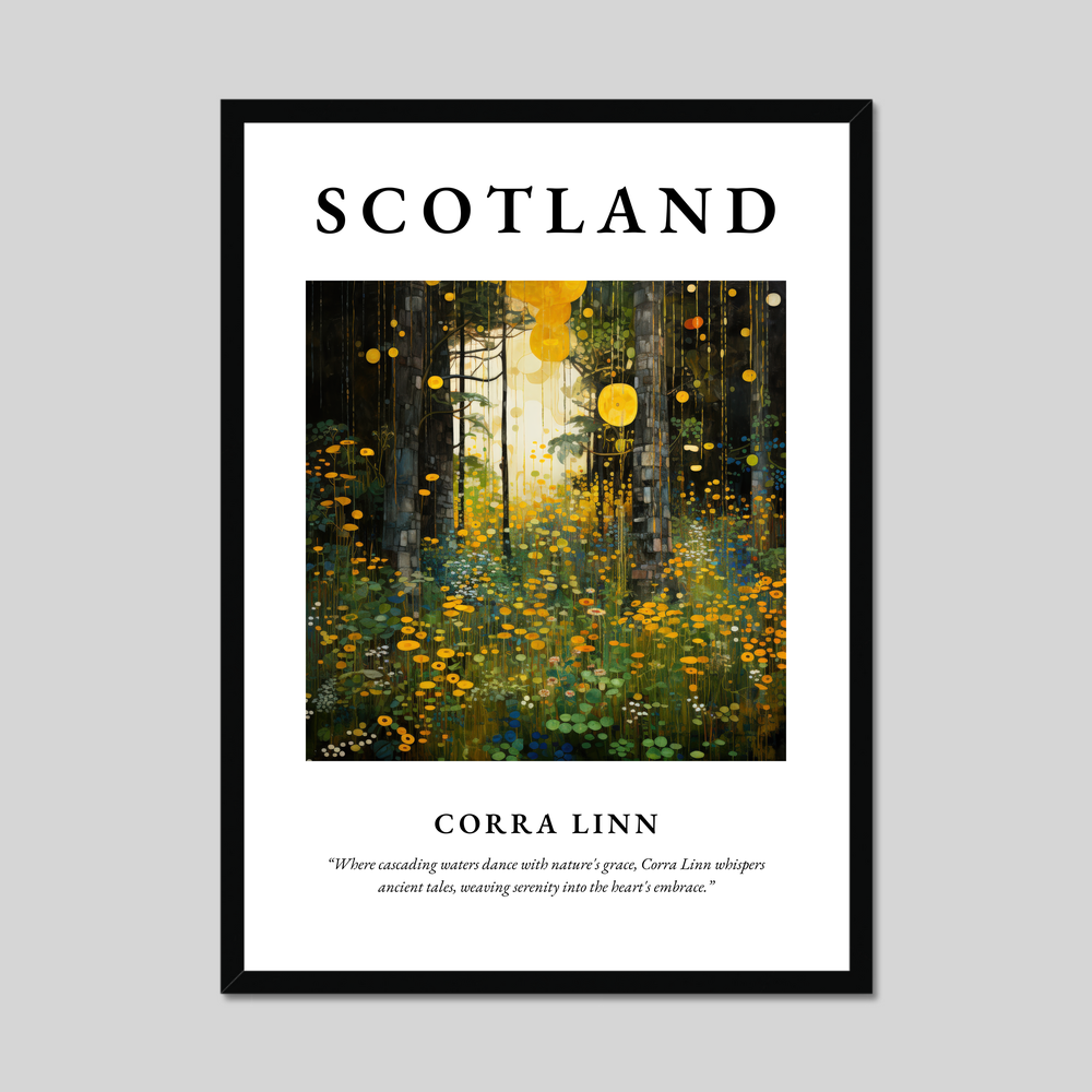 Poster of Corra Linn, Scotland.