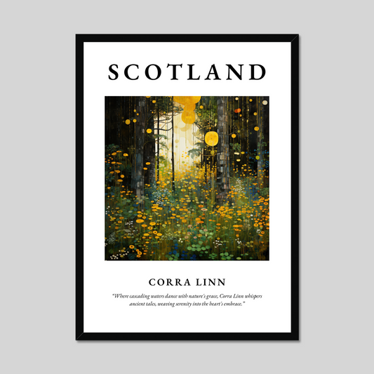 Poster of Corra Linn, Scotland.