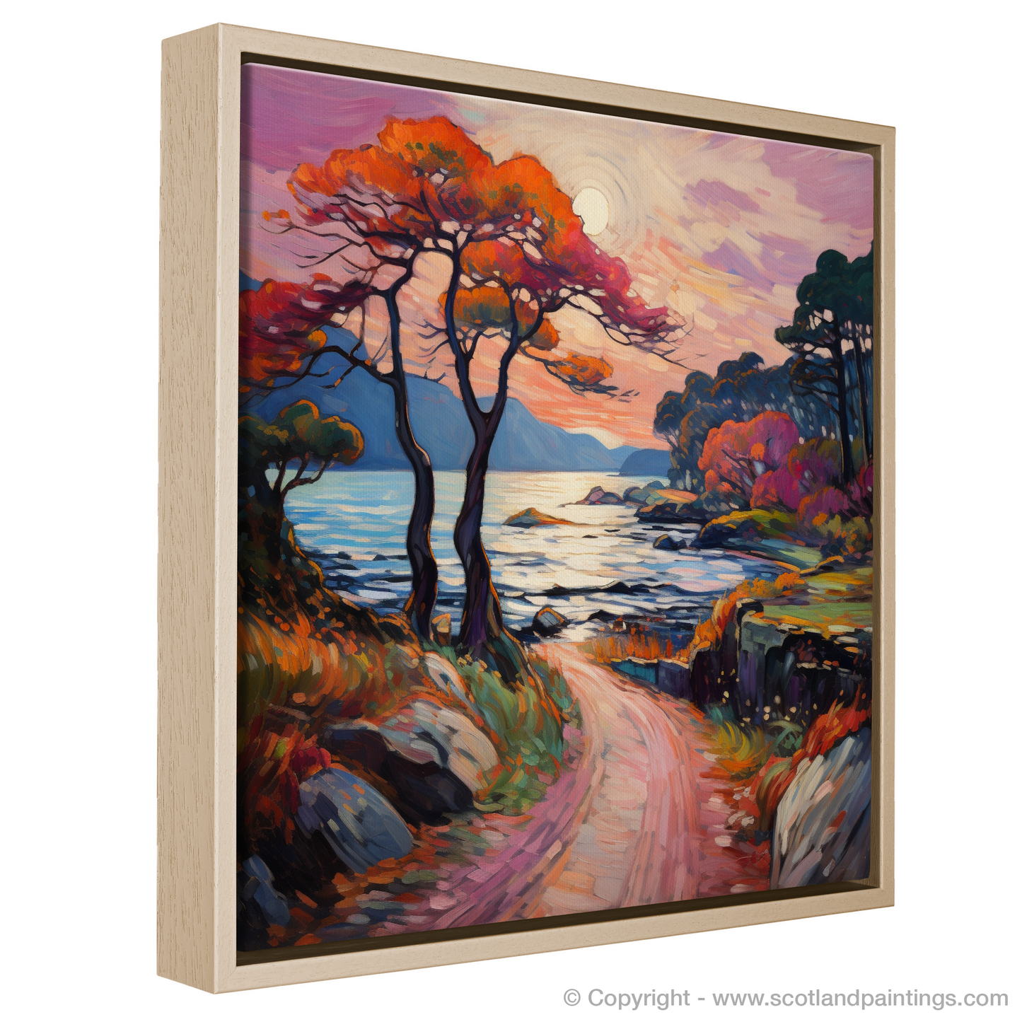 Highland Radiance: A Fauvist Ode to Loch Katrine