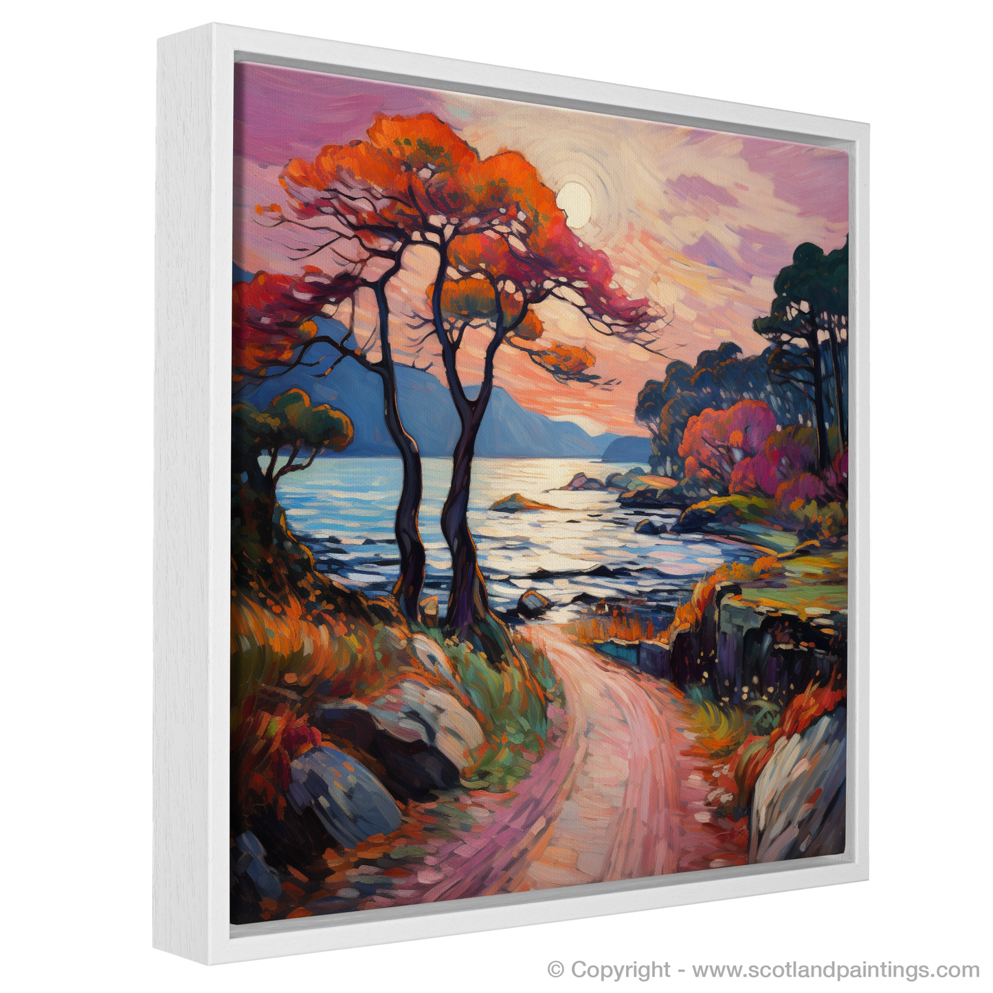 Highland Radiance: A Fauvist Ode to Loch Katrine