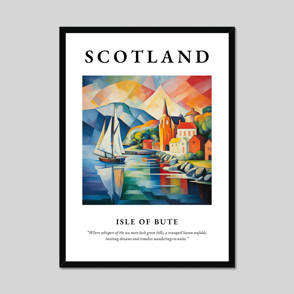 Poster of Isle of Bute, Scotland.