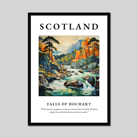 Poster of Falls of Dochart, Scotland.