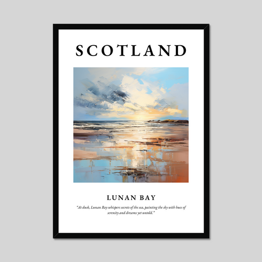 Poster of Lunan Bay, Scotland.