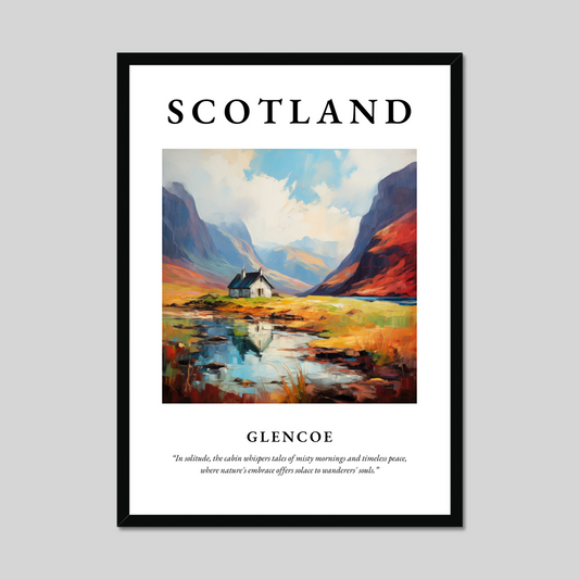 Poster of Glencoe, Scotland.