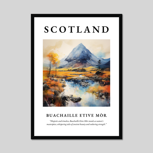 Poster of Buachaille Etive Mòr, Scotland.