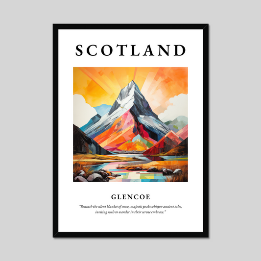 Poster of Glencoe, Scotland.