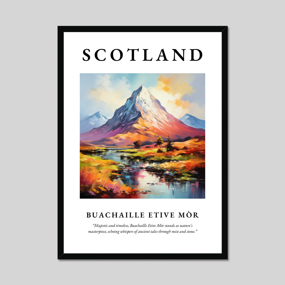 Poster of Buachaille Etive Mòr, Scotland.