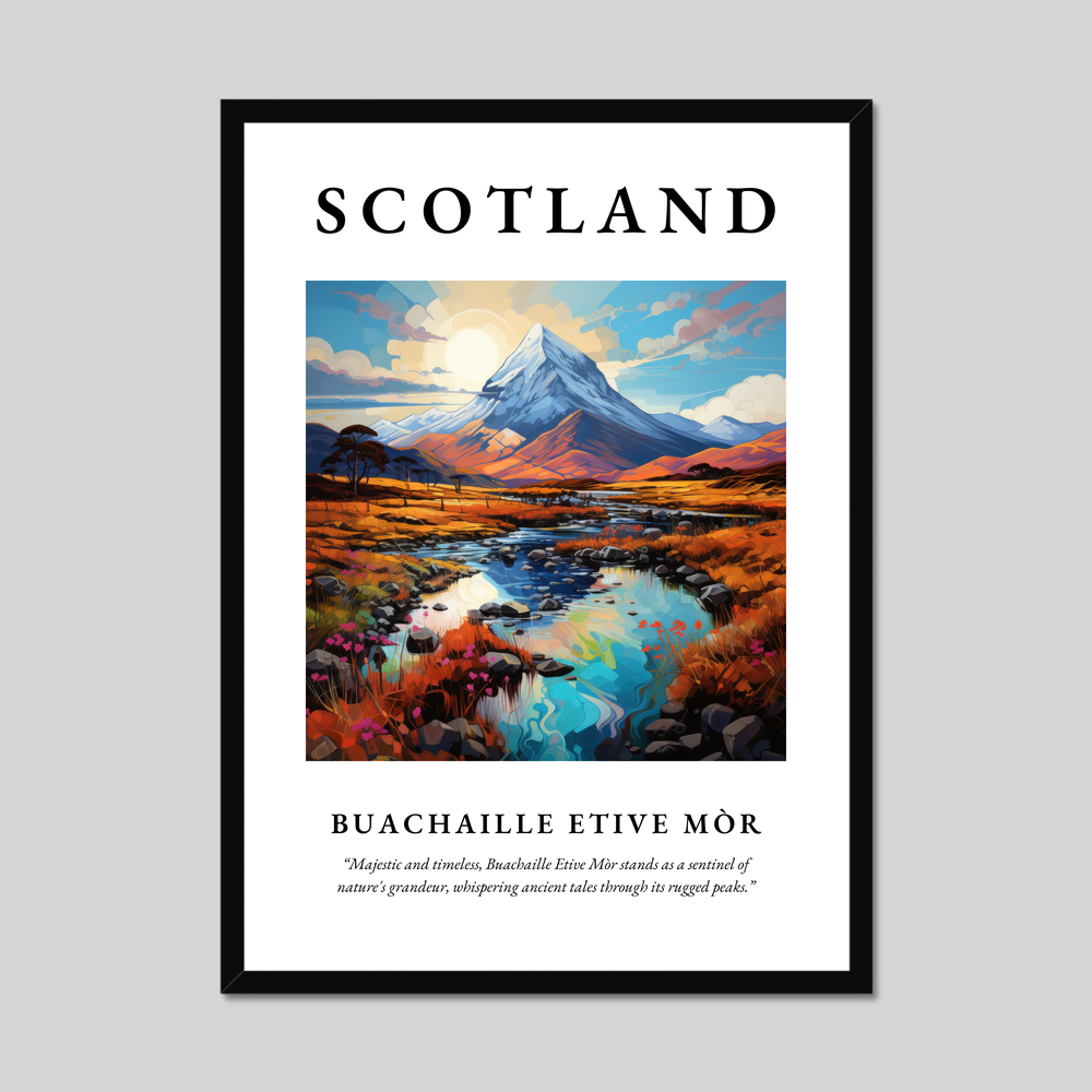 Poster of Buachaille Etive Mòr, Scotland.