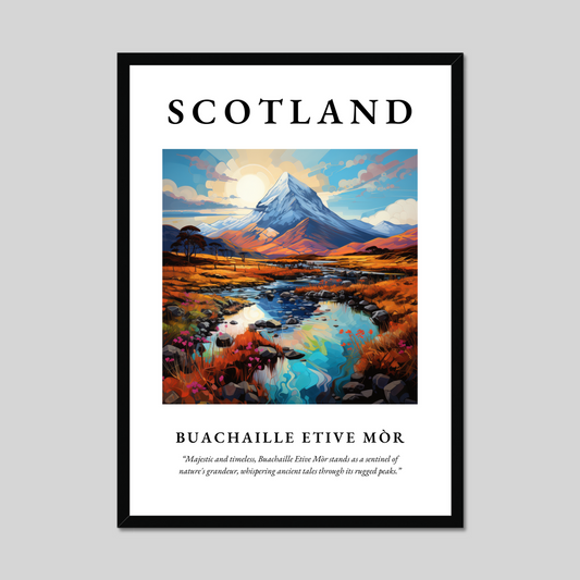 Poster of Buachaille Etive Mòr, Scotland.