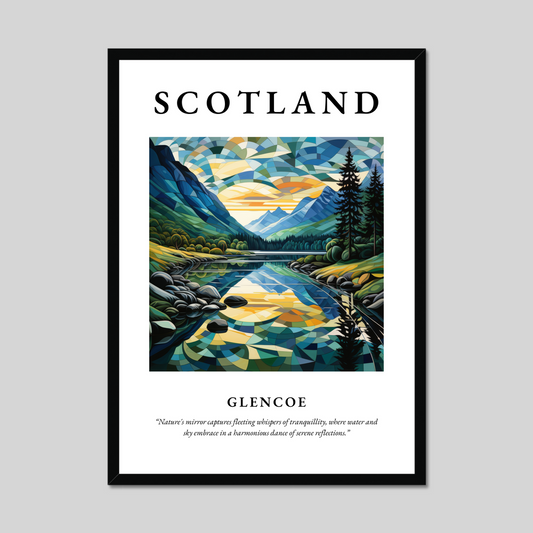 Poster of Glencoe, Scotland.