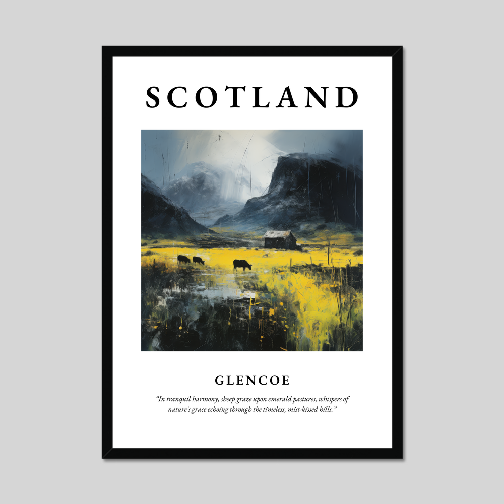 Poster of Glencoe, Scotland.