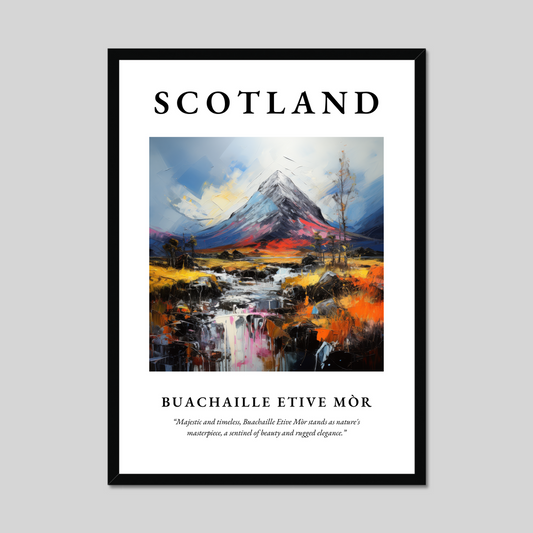 Poster of Buachaille Etive Mòr, Scotland.