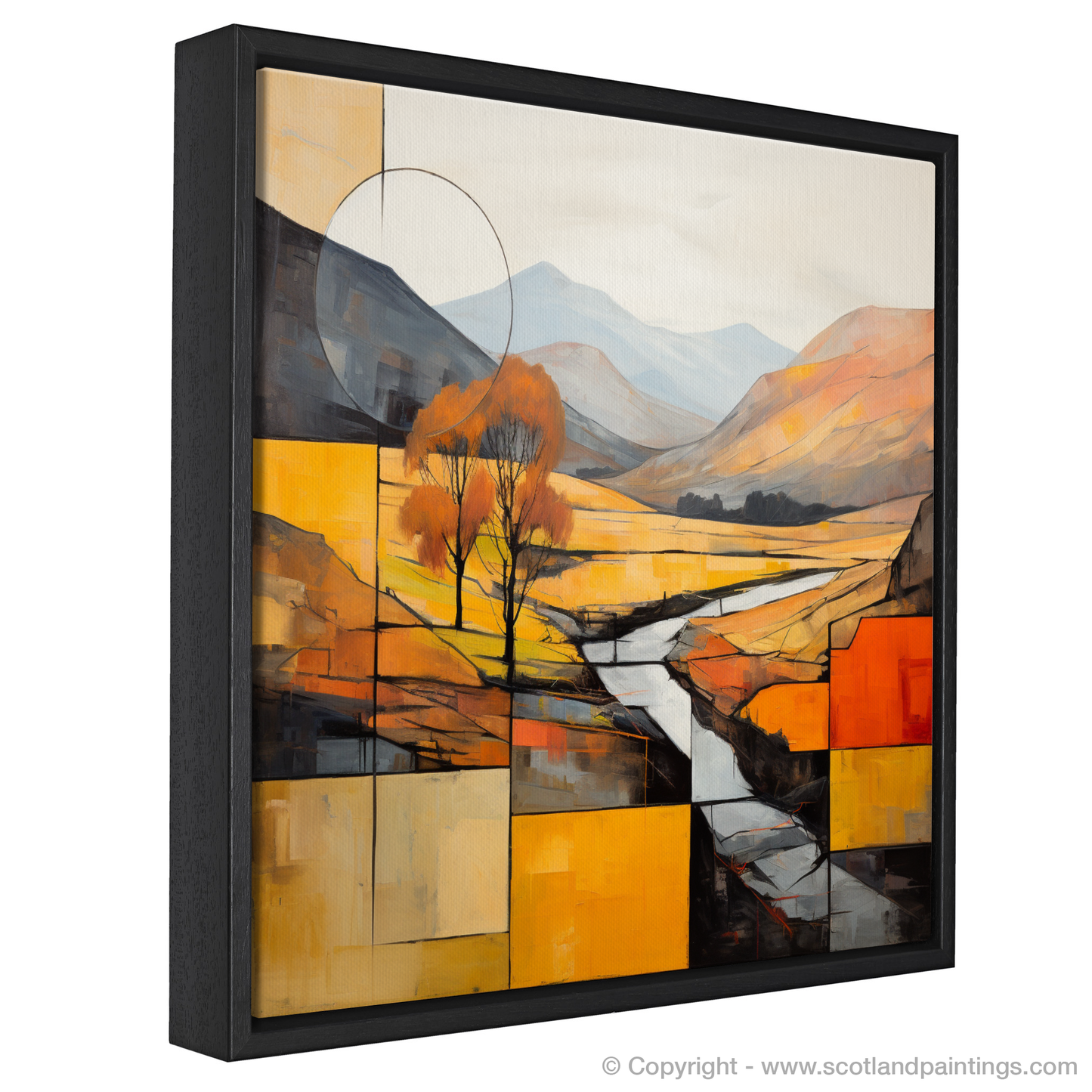 Autumn Hues of Glencoe: An Abstract Interpretation