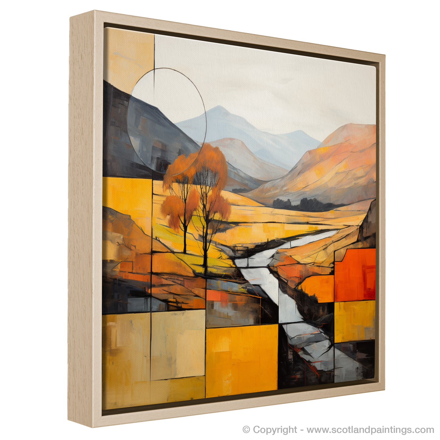 Autumn Hues of Glencoe: An Abstract Interpretation