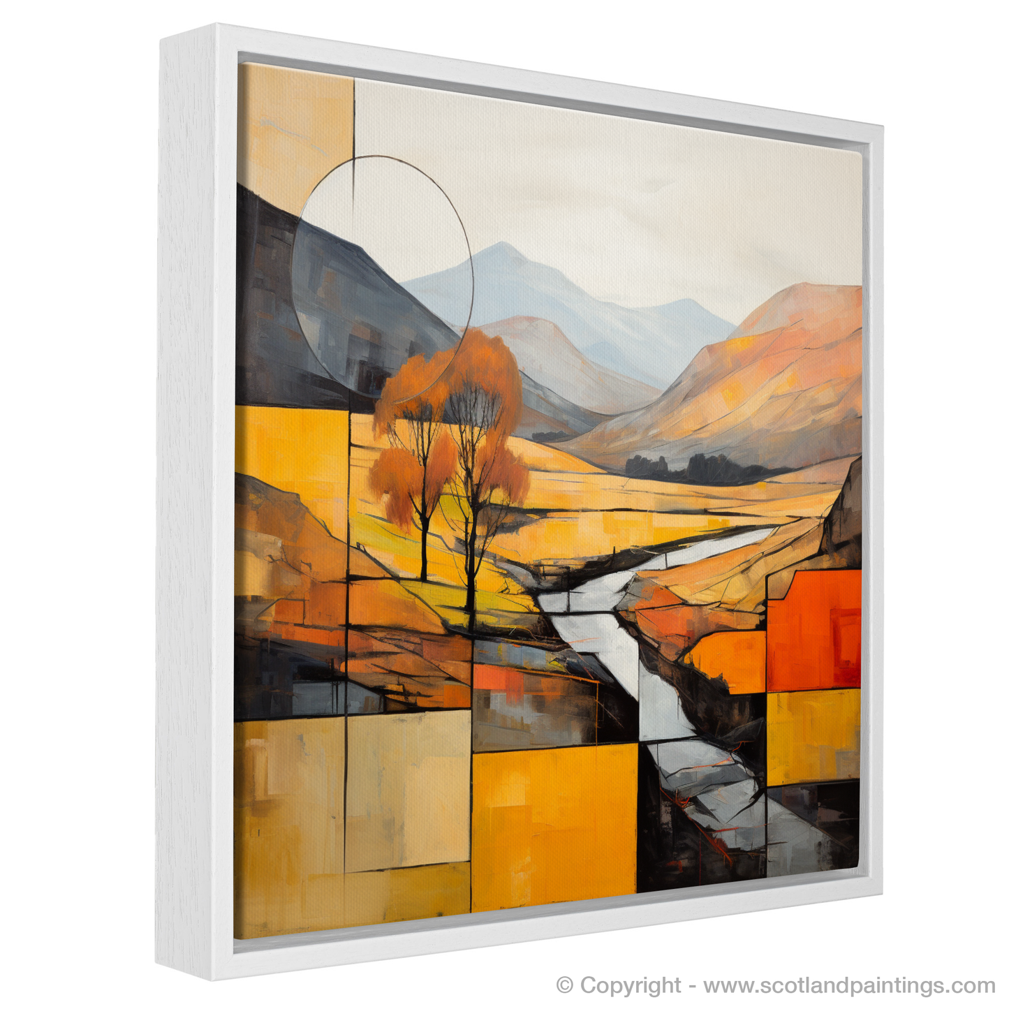 Autumn Hues of Glencoe: An Abstract Interpretation