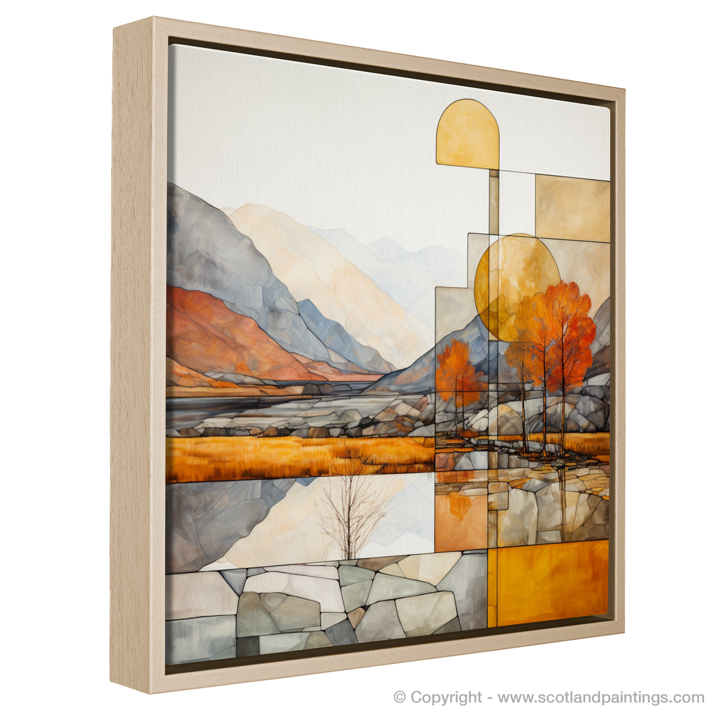 Autumn Majesty of Glencoe: An Abstract Tapestry