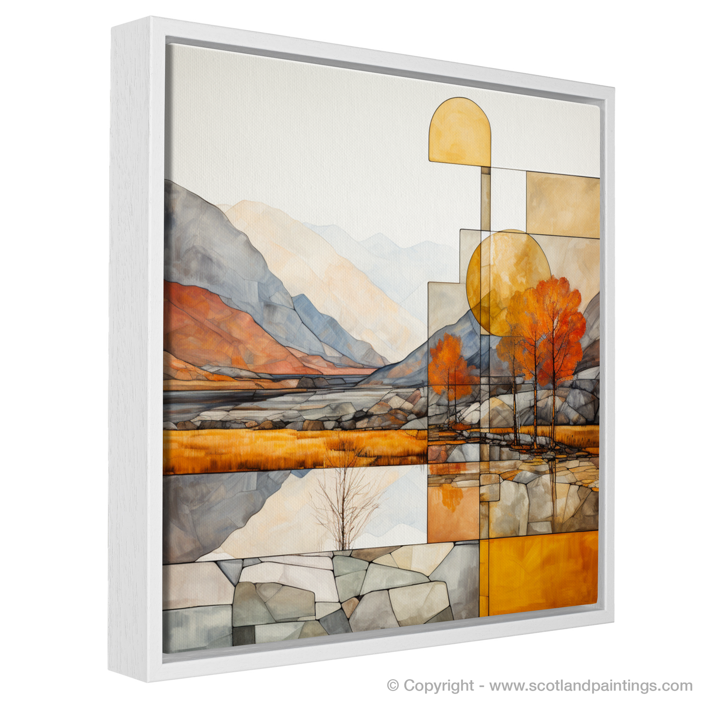 Autumn Majesty of Glencoe: An Abstract Tapestry